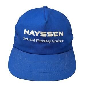 Hayssen Technical Workshop Graduate Trucker Blue L American Pro Vintage
